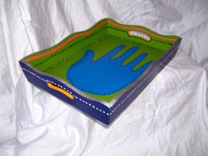 large hand tray