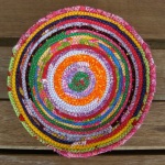 coiled fabric bowl